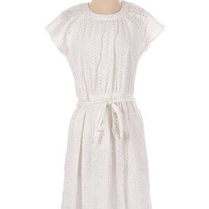 GAP White Cotton Eyelet Dress Size Small Summer Sundress